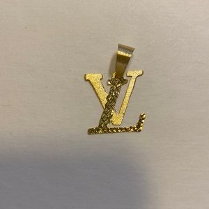 18K real Saudi yellow gold pendant